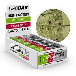 Батончик Lipo Bar Pistachio-Raspberry 20 шт. x 50 г - мініатюра 2