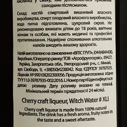 Настоянка плодова Witch Water Вишня 22% 0.5 л - мініатюра 4