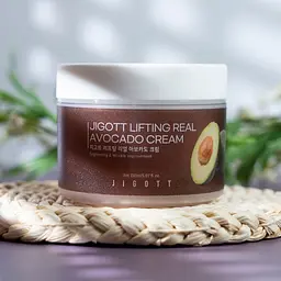 Підтягуючий крем для обличчя Авокадо Lifting Real Avocado Cream Jigott 150 мл - мініатюра 2