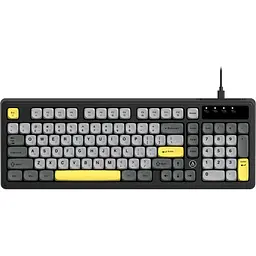 Клавіатура Ajazz AF98 Black/Grey/Yellow (AF98-BGY) [156889]