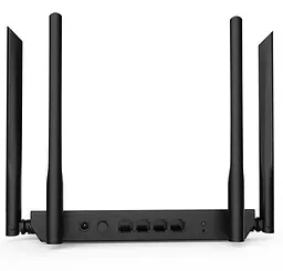 Роутер Netis N3, Black, AC1200 (2.4GHz до 300 Mbps, 5GHz до 867 Mbps), 4xGLan, 4 зовнішні незнімні антенни - мініатюра 4