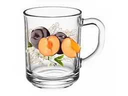 Чашка FARGLASS 250мл Gren tea Слива 3д