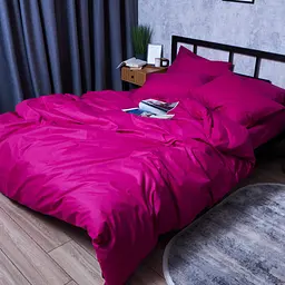 Комплект постільної білизни Moon&Star Бязь Gold Люкс Crimson Elegance двоспальний 175х210 наволочки 2х40х60 - мініатюра 5