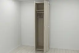 Шафа Гардероб Уні секція 6 серії Конект Ferrum-decor 220x60x50см Білий метал ДСП Дуб Сонома 16 мм (FRD-104581)