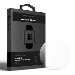 Захисне скло 3D для Garmin Fenix 8 51 мм, Supreme Black Icon, прозоре, на весь екран, глянцеве, з олеофобним покриттям, просте встановлення, не залишає слідів, ArmorStandart (ARM84720)