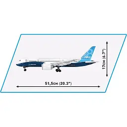 Конструктор Cobi Боінг 787 Дрімлайнер масштаб 1:110, 836 деталей - мініатюра 7