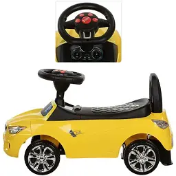 Каталка-толокар Bambi M 3147B-6 музичний жовтий - мініатюра 3