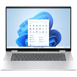 HP Ноутбук Envy x360 16-ac0001ua 16" WUXGA IPS Touch, Intel U7-155U, 16GB, F1024GB, UMA, Win11, сріблястий