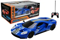 Машинка на радіокеруванні Ford GT Heritage Edition акумуляторна Powermotors PM2413, синій колір, в коробці р.26,5x14x10,5см