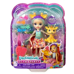 Ігровий набір Enchantimals Glam party Гламурні зачіски Gillian Giraffe&Pawl (HNV29) - мініатюра 5