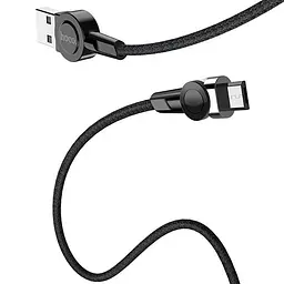 USB Cable Hoco S8 Magnetic MicroUSB Black 1m - мініатюра 6