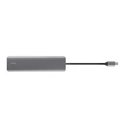 Адаптер Trust Dalyx 7in1 USB-C> 2xUSB-А 3.2/2xUSB-С/2xHDMI/Display Port, Алюміній, 0.16м, Сірий teh0018492 - мініатюра 5