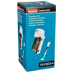 Насадка циклон з фіксатором для аккумуляторного пилососа Makita DCL140, DCL180, DCL181, DCL280, DCL281, DCL286F, CL001G, CL003G (11910D3-4) - мініатюра 6