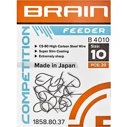 Гачок Brain Feeder B4010 10 (20 шт/уп) Black Nickel (1858.80.37) - мініатюра 2
