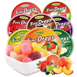 Льодяники Woogie Fine Drops Exotik Geschmack 200г - мініатюра 5