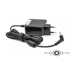 Блок живлення до ноутбуку PowerPlant ACER 220V, 19V 40W 2.15A (5.5*1.7) wall mount (WM-AC40F5517)