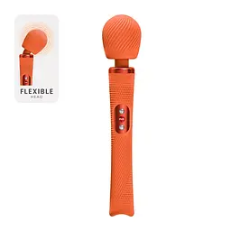 Вібромасажер Fun Factory VIM Vibrating Wand Orange, суперпотужний та легкий, до 6 годин роботи - мініатюра 2