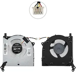 Вентилятор для ноутбука LENOVO Legion 5 15ARH05 5 15IMH05H 5V GPU (короткий кабель)
