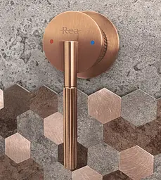 Змішувач для умивальника Rea Argon + BOX прихованого монтажу brushed copper REA-B2093 - мініатюра 3