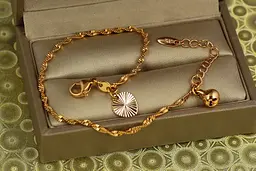 Браслет Xuping Jewelry спіраль 17 см 2 мм золотистий