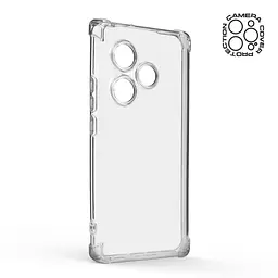 Прозрачный чехол для Realme GT Neo 6 5G/GT Neo 6 SE 5G/GT 6T 5G/GT 6 5G с защитой камеры и усиленными бортами, тонкий, силиконовый, бесцветный, ударопрочный, противоударный бампер с закрытой камерой, ArmorStandart (ARM77896) - мініатюра 2