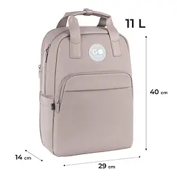 Рюкзак GoPack Teens 122M-2 Бежевий (GO26-122M-2) - мініатюра 2