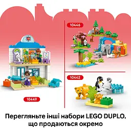 Конструктор LEGO DUPLO Автомобілі для перегонів і пілоти команд Формули-1, 70 деталей (10445) - мініатюра 15