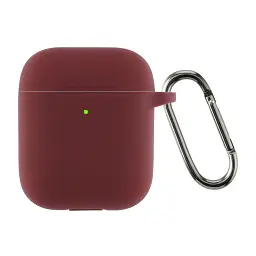 Чохол для навушників Armorstandart Ultrathin Silicone Case With Hook для Apple AirPods 2 Burgundy (ARM59680)