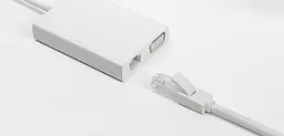 Адаптер хаб конвертер Xiaomi Usb-C - VGA и Gigabit Ethernet ZJQ04TM JGQ4005TY - мініатюра 3