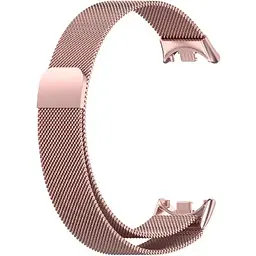 Ремінець DK CDK для Xiaomi Mi Smart Band 10 Metal Milanese Loop Magnetic (015814) (pink rose) - мініатюра 2