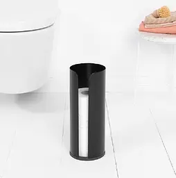 Тримач для зберігання туалетного паперу Brabantia ReNew, чорний (280504) - мініатюра 2