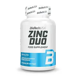 Вітаміни та мінерали Zinc Duo, 60 таблеток BioTech vit0000755