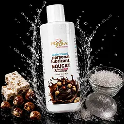 Лубрикант MyLove Aroma Series IntimMassage 2in1 Nougat, 300 мл - мініатюра 2