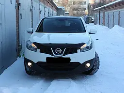 Дефлектор капоту мухобійка для NISSAN QASHQAI /+2 2010-2014
