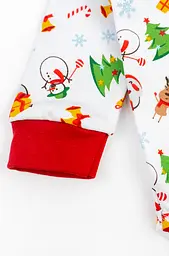 Боді та штани для малюків від трьох місяців Snowman з начосом - мініатюра 4