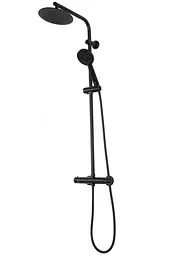 Душовя система Rea Bliss з термостатом black REA-P8804, Чорний матовий - мініатюра 8