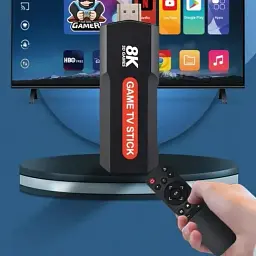 Консоль ігрова приставка до телевізора Game TV Stick X2 Plus 64Gb 8K HDR 5G з бездротовими джойстиками та пультом керування Android - мініатюра 2