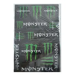 Наклейка МОТО Monster Energy 22х34 см Велика Набір (Зовнішня)