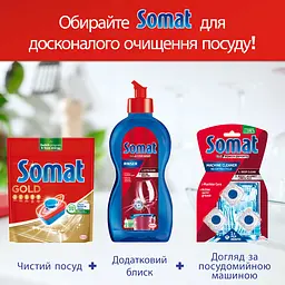 Таблетки для посудомийної машини Somat Gold 120 шт. - мініатюра 8