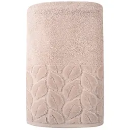Рушник махровий Soho Leaves Cream бавовна 50х90 см (50*90 Leaves Cr) - мініатюра 2