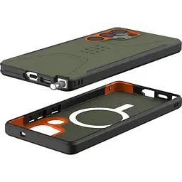 Чохол протиударний UAG Civilian MagSafe для Samsung Galaxy S25 Ultra (S938) Olive 214473117297 - мініатюра 3