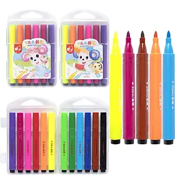 Фломастери Water Color Pen 12 кольорів 204-12