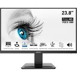 Монітор 23.8" MSI PRO MP243X FHD IPS 100Hz (PRO MP243X)