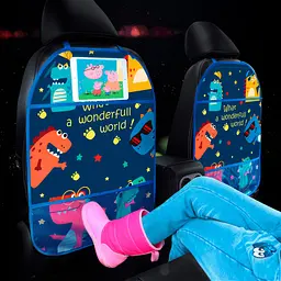 Захисна накидка UFT Anti-Kick Pad чохол-органайзер на спинку переднього сидіння з драконами (UFTseatcover31dragon)
- мініатюра 5