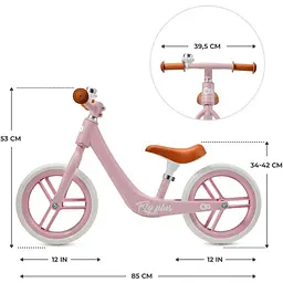 Біговел Kinderkraft Fly Plus Pink (KRFLPL00PNK0000) - мініатюра 8