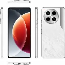 Смартфон Tecno Camon 30 8/256Gb Uyuni Salt White (CL6) (4894947020476) UA UCRF [NFC, 2 sim] - мініатюра 3