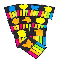 Закладка неонова "Stick Notes" COLOR-IT Р19-1 в асортименті - мініатюра 2