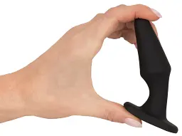 Анальна пробка Feel Magic Shiver Butt Plug 10.5 см (чорний) - мініатюра 5