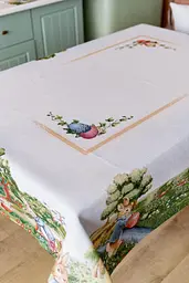 Скатертина гобеленова на стіл Галявина 135х300см (034109) - мініатюра 3