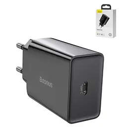 Мережевий адаптер живлення - зарядний пристрій Baseus Speed Mini 20 W 1 USB-C - мініатюра 3